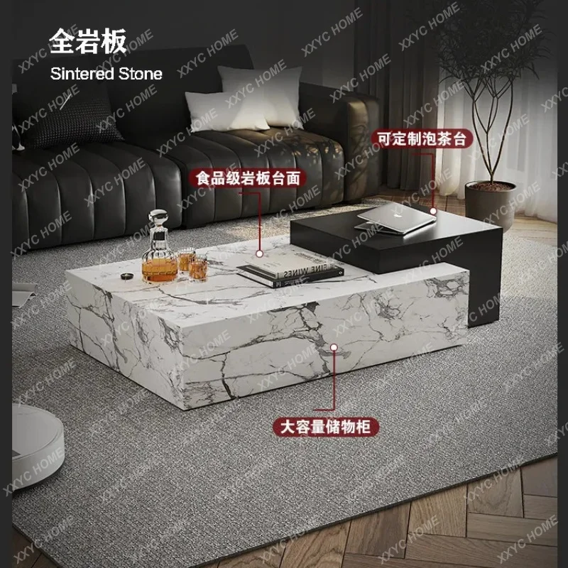 XXLuxury Auxiliary Side Table Combination Low Table Living Room Service Coffee Table Lounge Center  Furniture