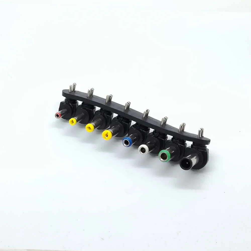 8Pcs Universal 2Pin Plug Charger Tip AC/DC Power Adapter for Notebook Laptop