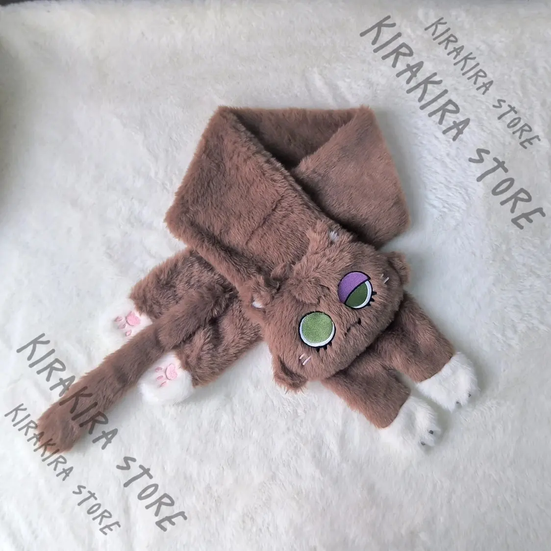 

Anime Cosplay Identity Ⅴ Prisoner Cotton Puppet Muffler Luca Balsa Neck Scarf Scarves Kawaii Maumet Ornaments Mascot Christmas