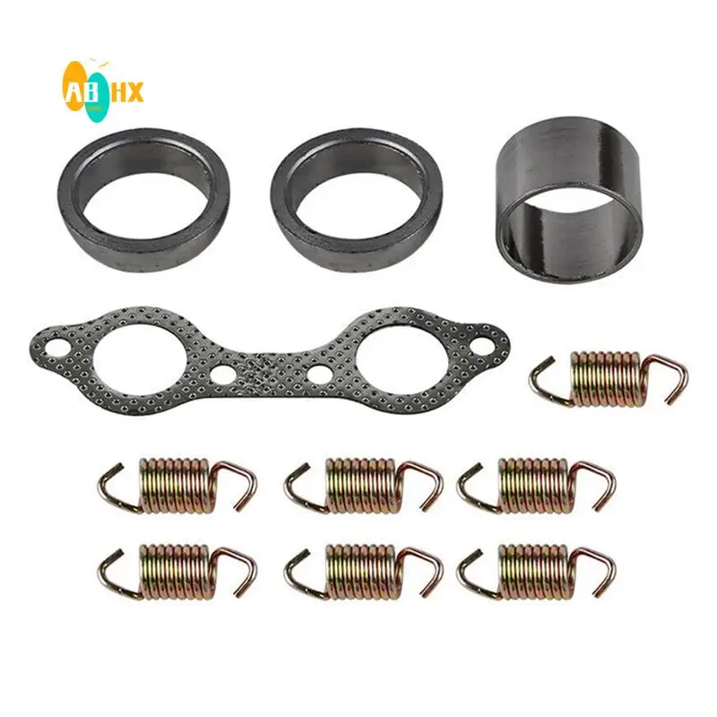 

ABHX-UTV Exhaust Pipe Manifold Gasket And Spring Rebuild Kit Accessories For Polaris RZR 800 2008-2010 5811511 3610047 5250091