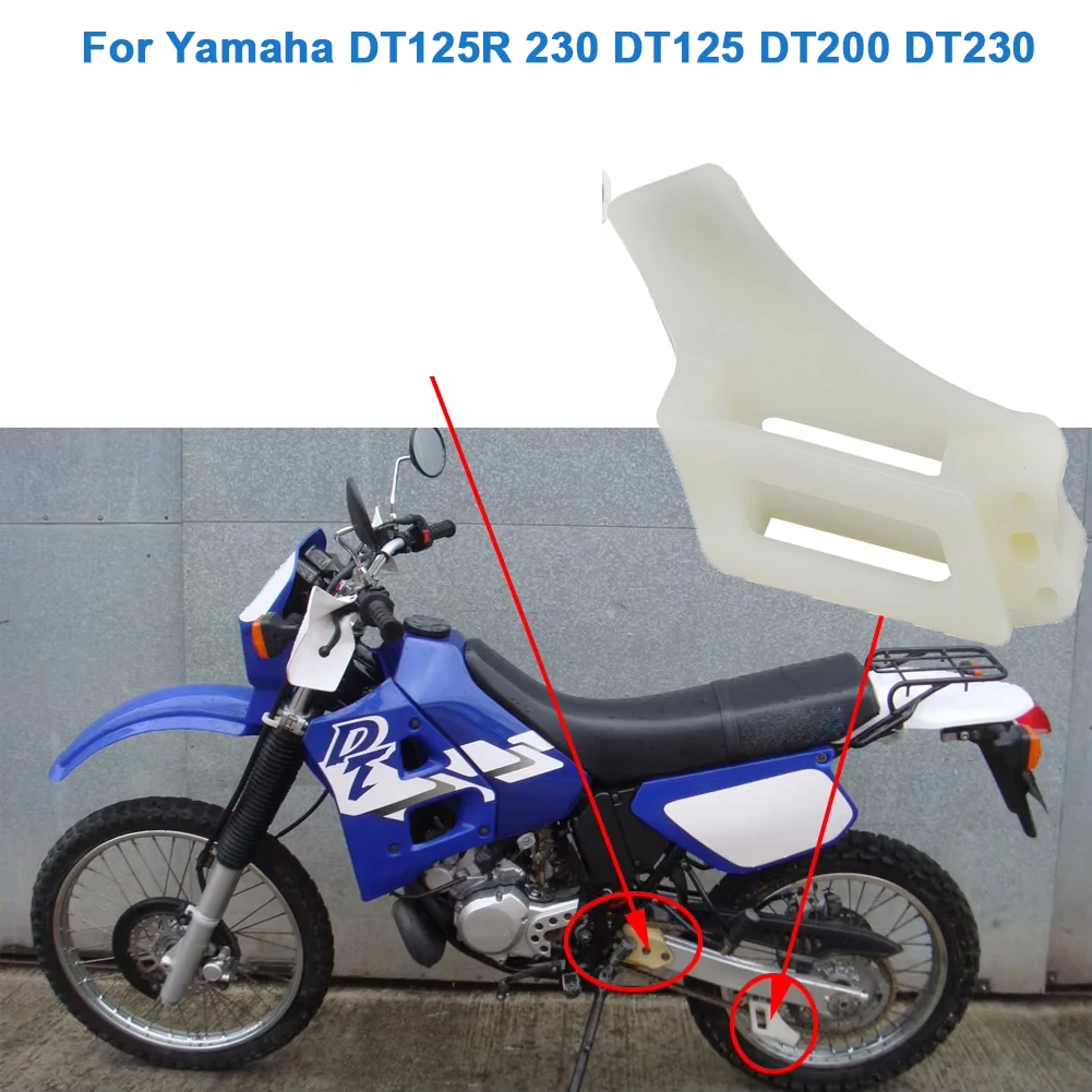 DT 125 Cover Motorcycle Rubber Chain Guide Slider Guard Swingarm Protection For YAMAHA DT230 DT200 DT125 DT125R