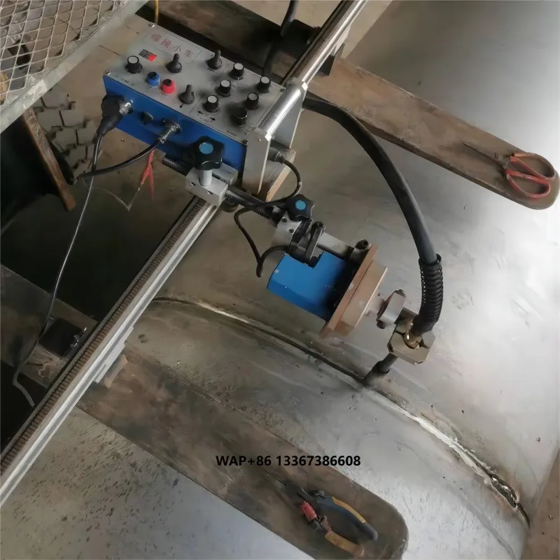 Multi-Function Welding Trolley for Medium Thick Plate Welding Detachable Magnetic Track System Welding Carriage Equipment