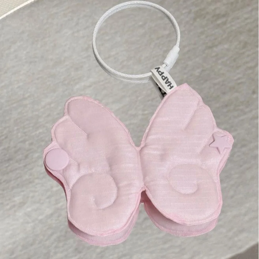 INS Style Wing Cable Organizer Hanging Fabric Earphone & Data Cable Storage Pouch Decor Ornament Nice Gift
