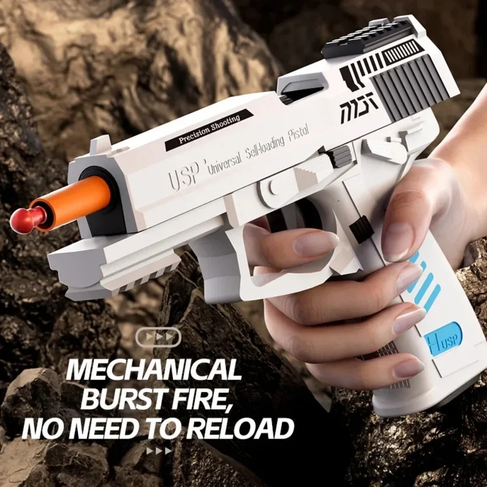 SIG17 رمي قذيفة رصاصة طرية مسدس لعبة مع الانفجار الرياضة في الهواء الطلق CS لعبة مسدس قاذفة نموذج هدية عيد ميلاد #5