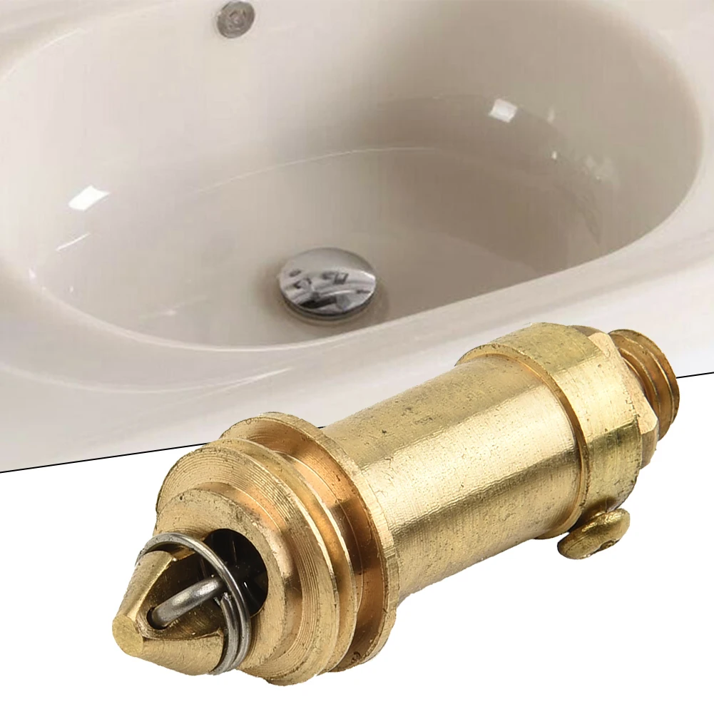 1Pc/2pcs Spring Plug /Bounce Valve Basin Sink Bath Replacement Waste Easy Pop Up Click Clack Plug Bolt Spring Mechanism Part