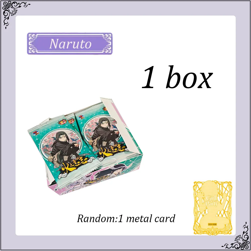 Naruto Will to Fire Complete Series Card Booster Box Full Set Naruto Anime RareCollection CardsToy Gifts