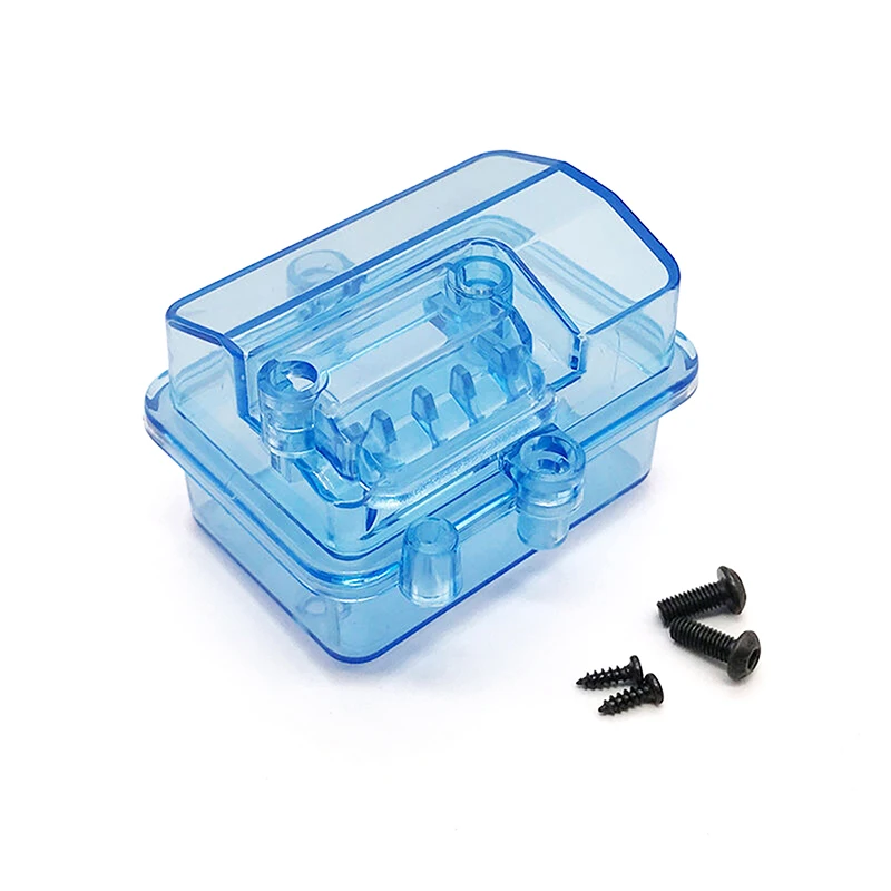 Hot Blue Plastic Waterproof Receiver Receiving Box For RC Car Remote Control Accesory