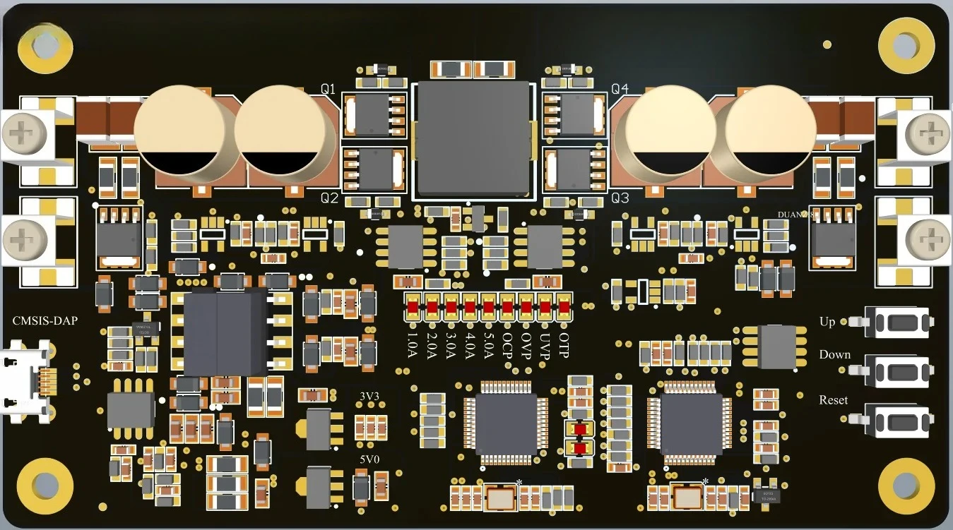 STM32F334 Bidirectional Boost Digital Power Supply Development Board for Electronic Engineers
