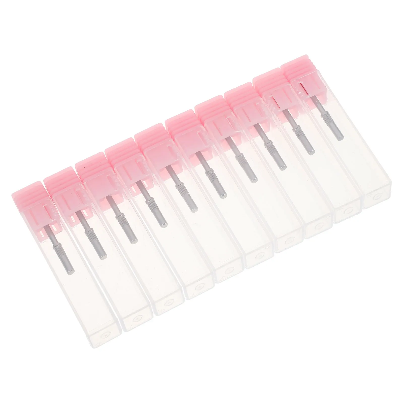 10Pcs Nail Drill Bits Mandrel 3.1mm Small Sanding Band Holder Smooth Rotation Low Vibration Acrylic Nail Removal Cuticle