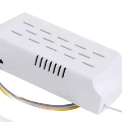 6 Speed Remote Ceiling Fan Controller with Stepless Dimming for Home Office Hotel Use 220V Input 24V DC Output ABS