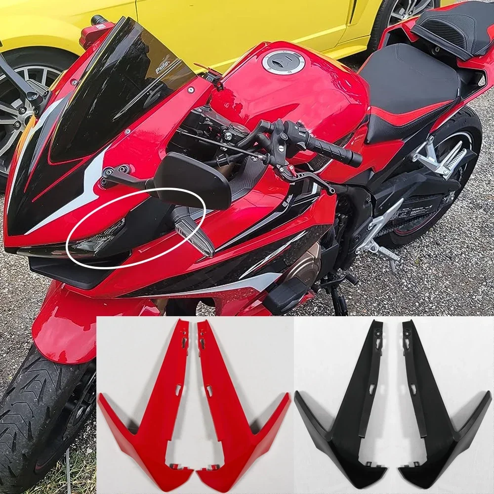 for Honda CBR 500R 2019 20 2021 2022 2023 CBR500R Headlight Side Panel Fairing Guard Protector Front Nose Cover Moto Accessories