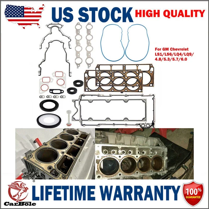 

Gen III Valley Cover Gasket Set/Kit For GM Chevrolet LS1 LS6 4.8L 5.3L 5.7L 6.0L