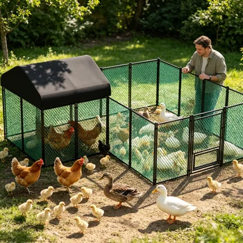 Large Outdoor Chicken Coop 1