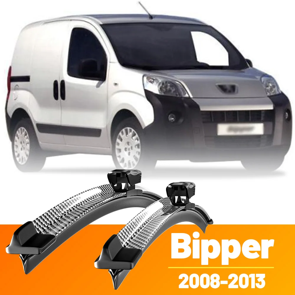 2 Stück Frontscheibenwischerblätter aus Kohlefaser für Peugeot Bipper 2008-2013 2009 2010 2011 2012.