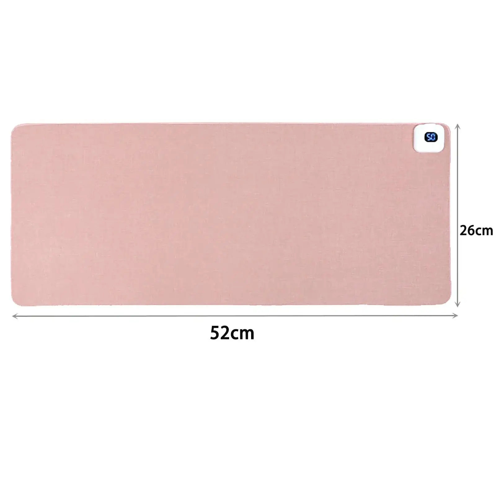 Electric Heat Mouse Pad Table Mat Display Temperature Heating Mouse Pad Keep Warm Hand For Office Computer Desk Keyboard Winter