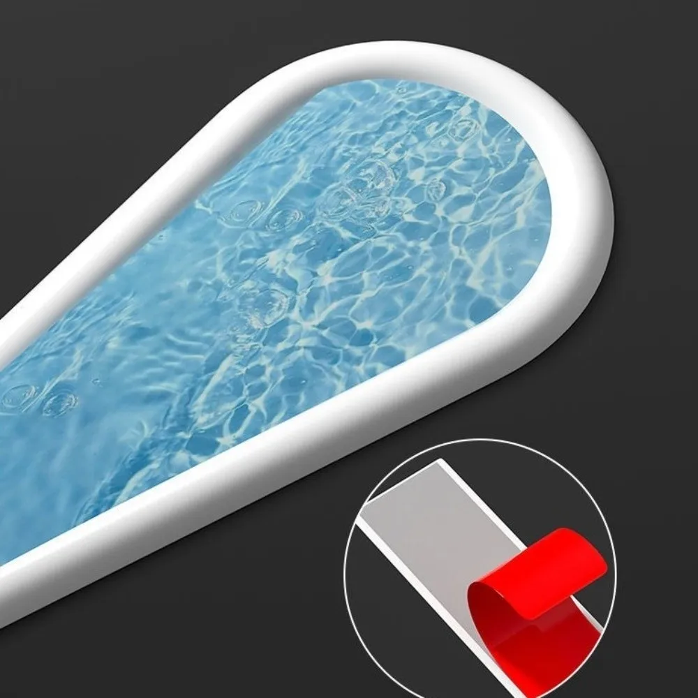 

Silicone Material Self Adhesive Water Stopper Foldable Design Waterproof Seal Bendable Silicone Barrier Self-Adhesive Backing
