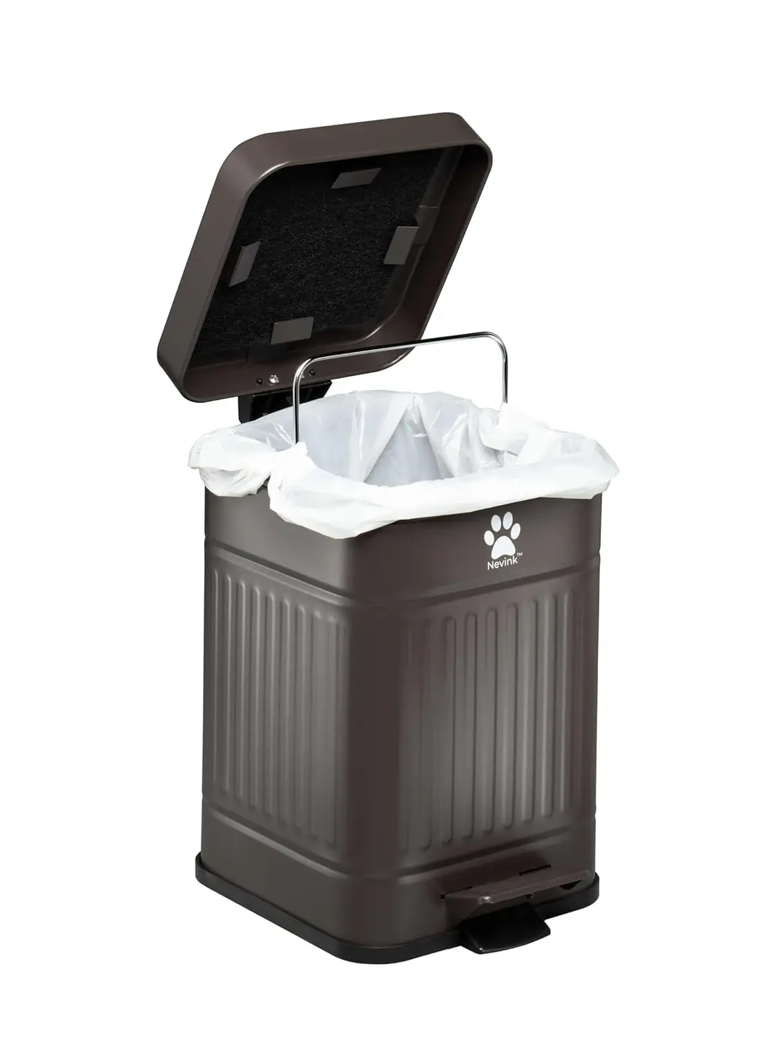 

Outdoor Dog Waste Trash Can with Lid - Odor Proof Container for Backyard, 5L/1.3Gal Capacity