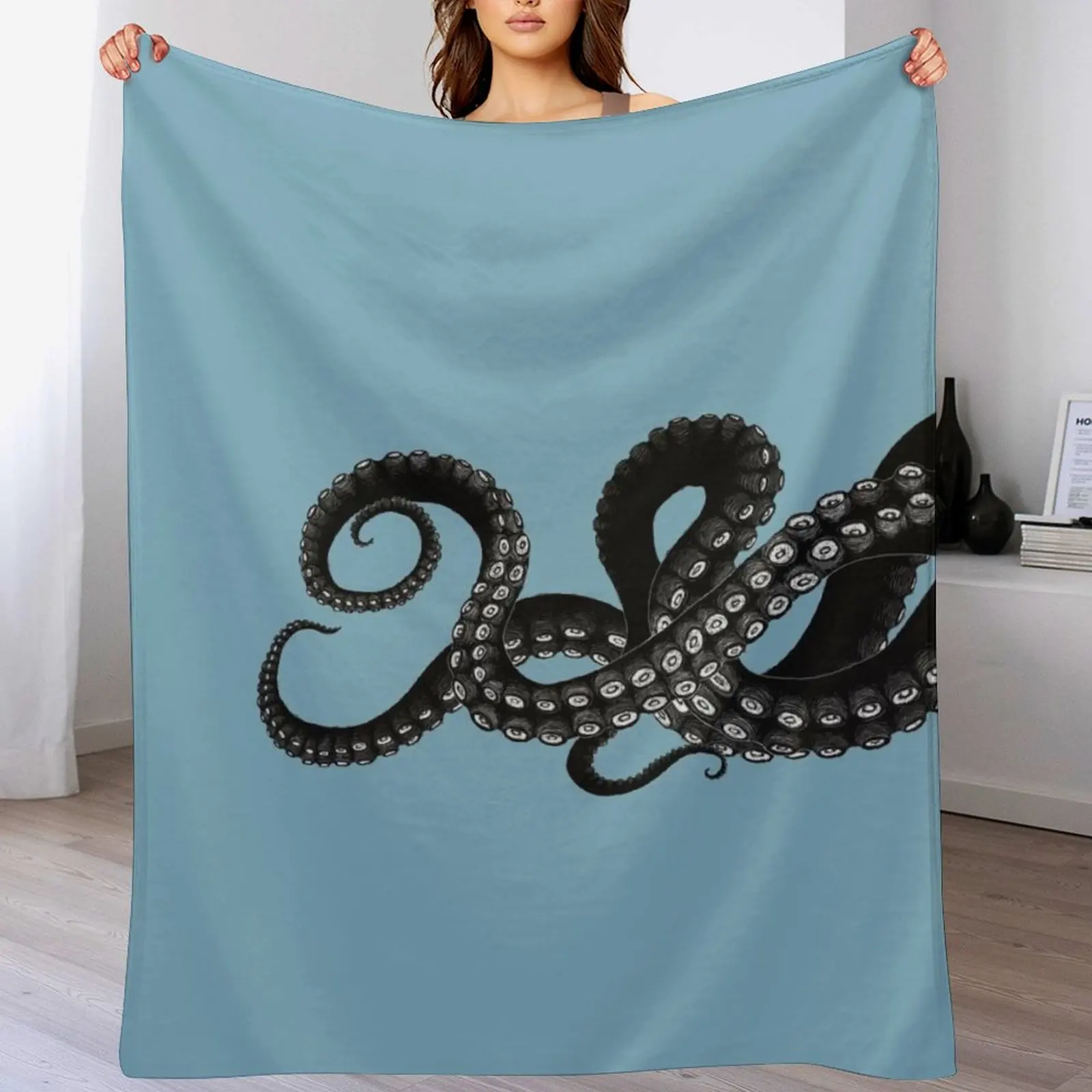 Get Kraken Throw Blanket Ultra Plush Cozy Blanket for Napping Sleeping