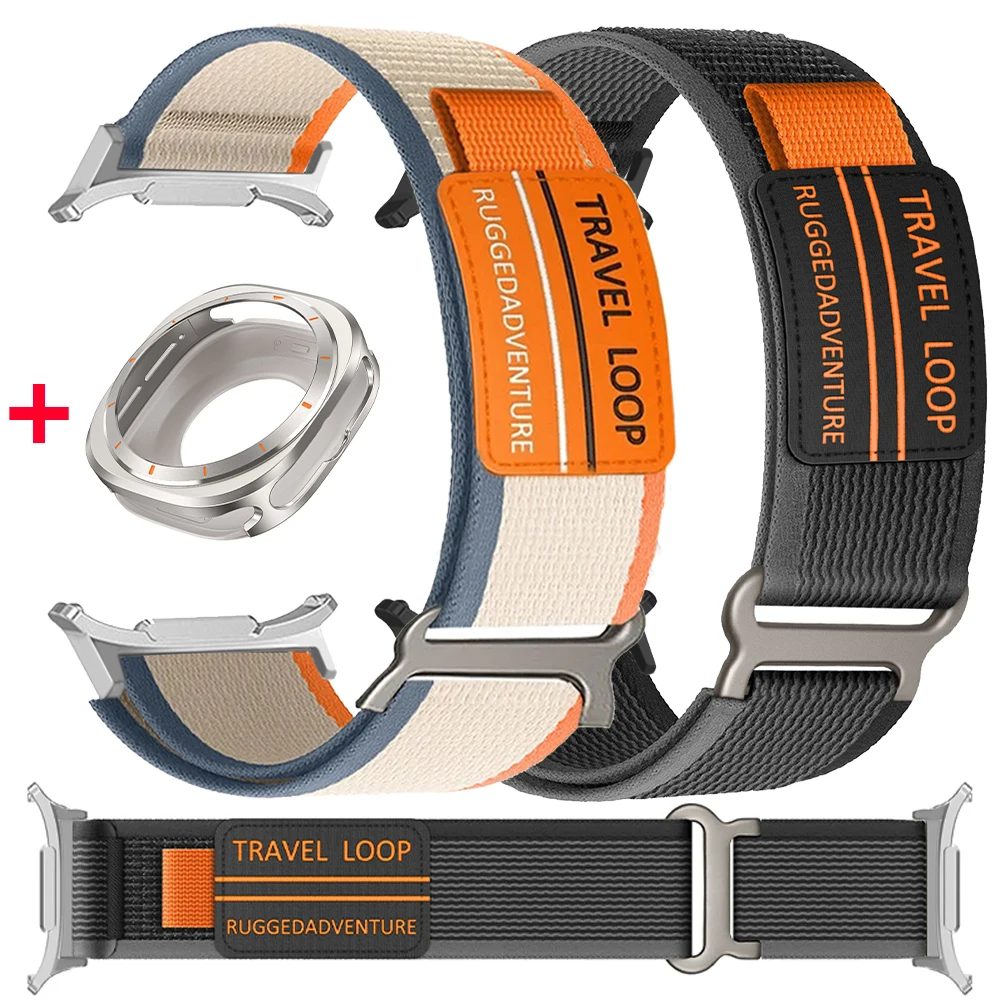 

Нейлоновый спортивный ремешок для Samsung Galaxy Ultra Trail Loop ремешок + чехол из алюминиевого сплава для SAMSUNG GALAXY ULTRA аксессуары для браслетов