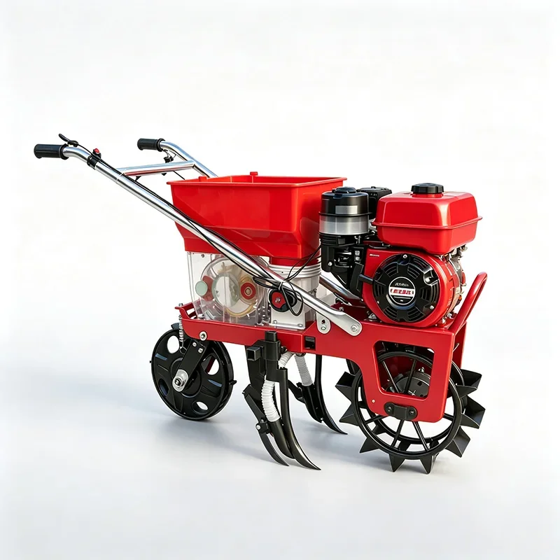 Petrol-Powered Corn Precision Seeder Simultaneous Seeding and Fertilizing, Adjustable Plant Spacing—Multifunctional (Customized)