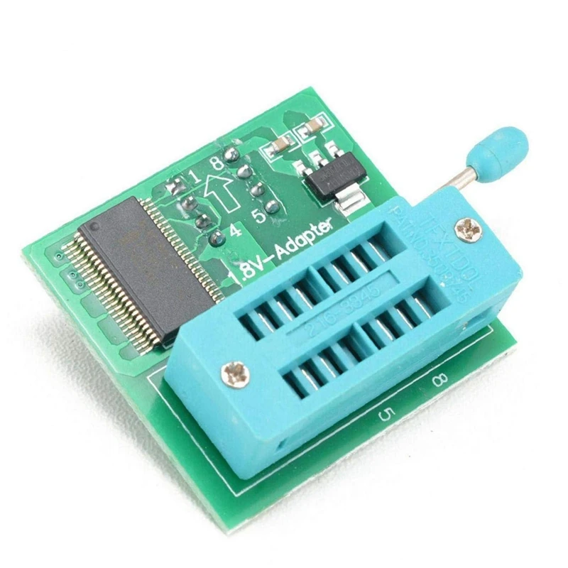 

CH341A BIOS USB Programmer SOP8 DIP8 1.8V Conversion Socket 8-Pin Test Clip Set For Iphone Or Motherboard