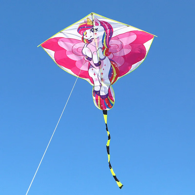 free shipping new children kites flying toys cartoon kites inflatable games outdoor play sports wind kites giant kite pendant