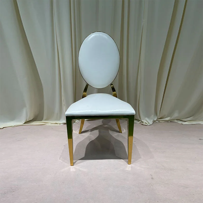 Cross-border special supply of gold dining chair light luxury wedding table  banquet hall wedding chair