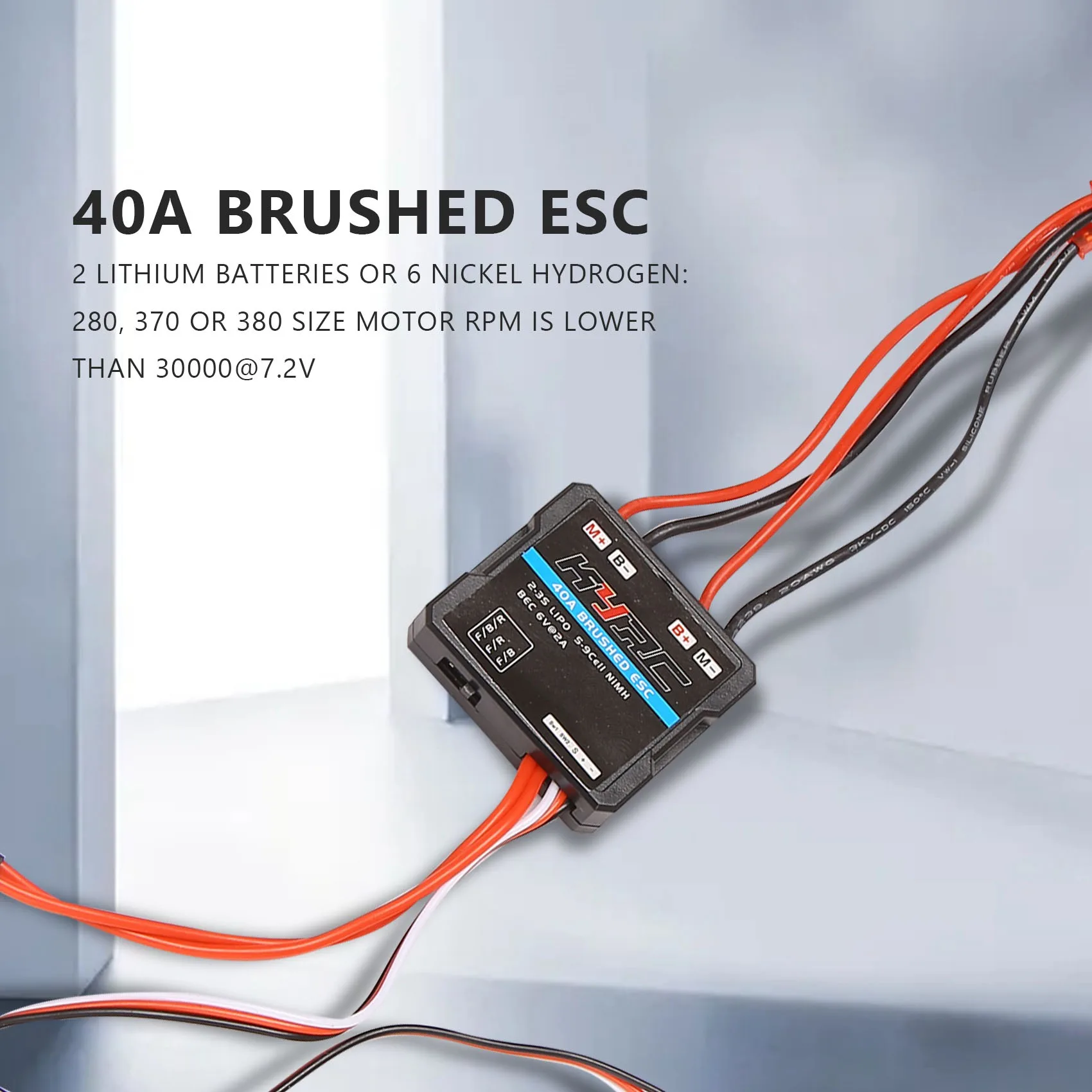 Y59A40A Geborsteld ESC Elektronische Snelheidsregelaar voor WPL C24 C34 MN D90 MN99S MN86S RC Auto Upgrade Onderdelen