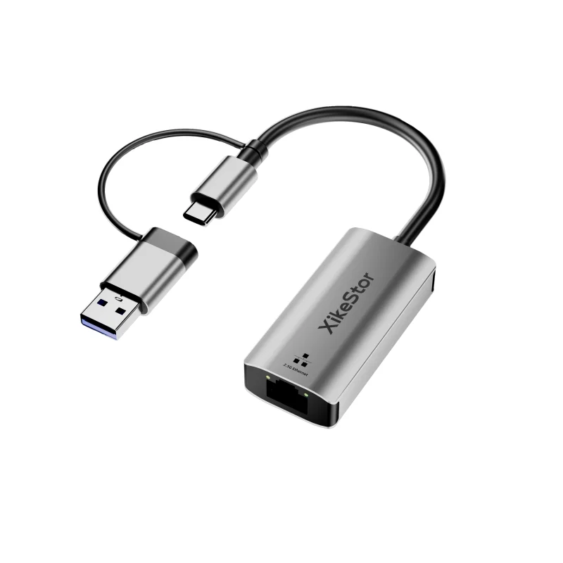 XikeStor SKN-U2.5G2 USB 2.5G Network Card Supports 10/100/1000M Ethernet Adapter
