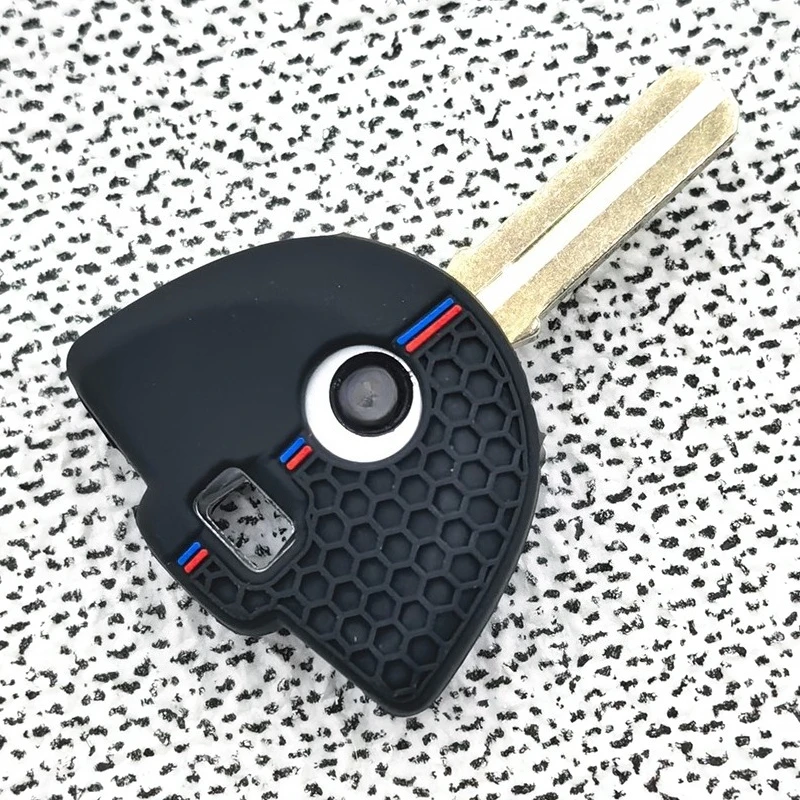 For BMW F800GS C400X S1000rr R1200GS G310gs 2026 Silicone Key Case Key Cover Fob Skin Holder Shell Motorcycle Keychain Styling