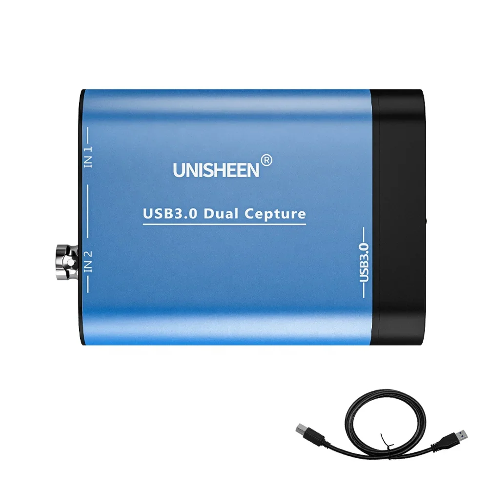 Hot Sale UNISHEEN UC3200S-P Vmix Zoom Endoscope Game Streaming Live Stream Broadcast 1080P USB3.0 SDI VIDEO CAPTURE Card Box