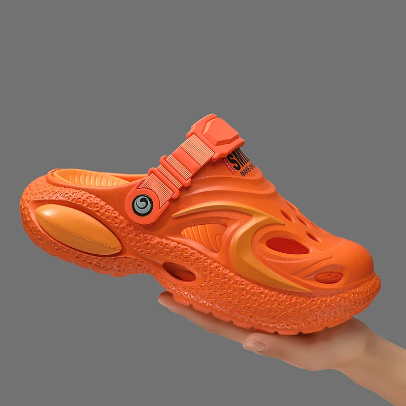 

Sports Men's Dress Shoes Outdoor Beach Quick Drying Split Leather Beach Men Sandals 2026 Autumn Cool Outdoor Men's Fashion Flats