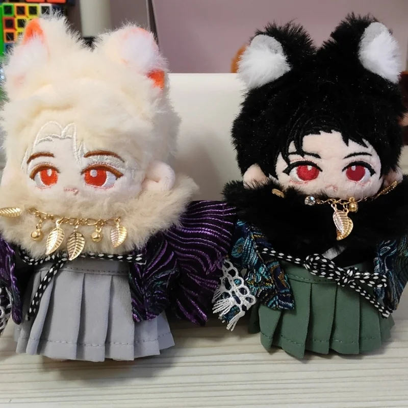 Vêtements de poupée en coton de 10cm, tissage de plumes de Banquet et de vent, costume Kimono japonais élégant, habillage sans attributs