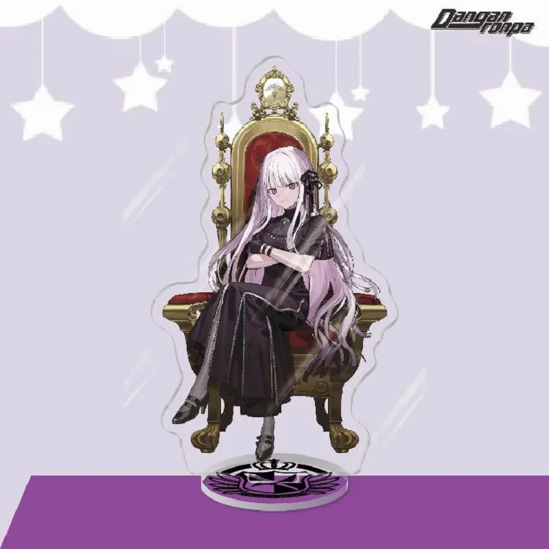 Anime Danganronpa Figures Naegi Makoto Kirigiri Kyoko Acrylic Character Model Key Ring yasuhiro taeko Standing Sign Prop Gifts