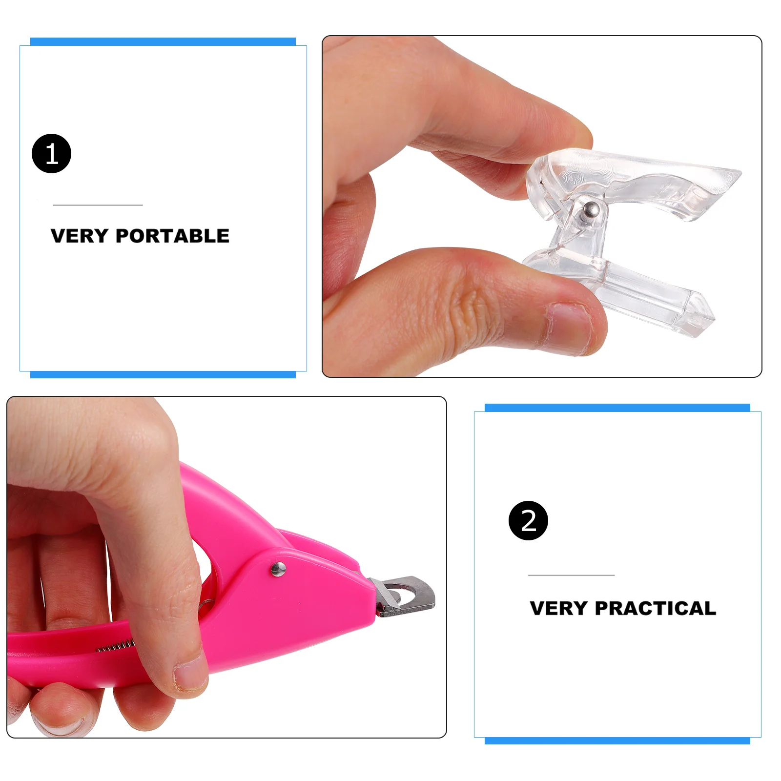 

13pcs Art Clips Set With Cutter Professional Manicure Tools For Gel Nails Diy Nail Design Kit Nail Beauty Accessory