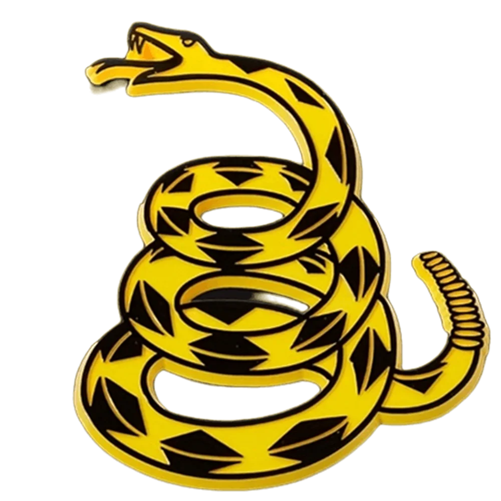 Don't Tread On Me pegatinas de serpiente de cascabel con bandera de Gadsden/calcomanías para vehículos, automóviles, motocicletas, camiones, pegatinas y calcomanías para parachoques