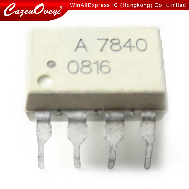 CazenOveyi 10pcs/lot HCPL-7840 HCPL7840 A7840 SOP-8 DIP-8 photoelectric coupler