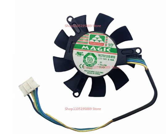 New CPU Fan for MAGIC MGT5012XB-W10 12V 0.19A  9500GT Graphics Card Cooling Fan