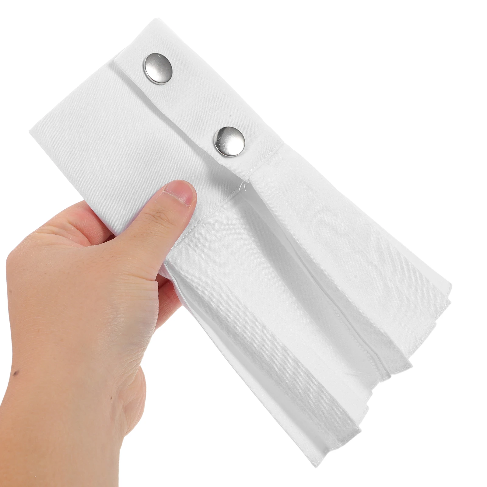 

2pcs White Fake Cuffs Detachable Ruffle Sleeves For Shirts Dresses Decorative Wrist Cuffs Women Fashion Arm Accessories -