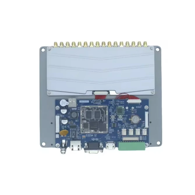 واجهة RFID 33dbm 902 ~ 928 ميجا هرتز مع 8 منافذ هوائي 15 متر وحدة UHF طويلة المدى