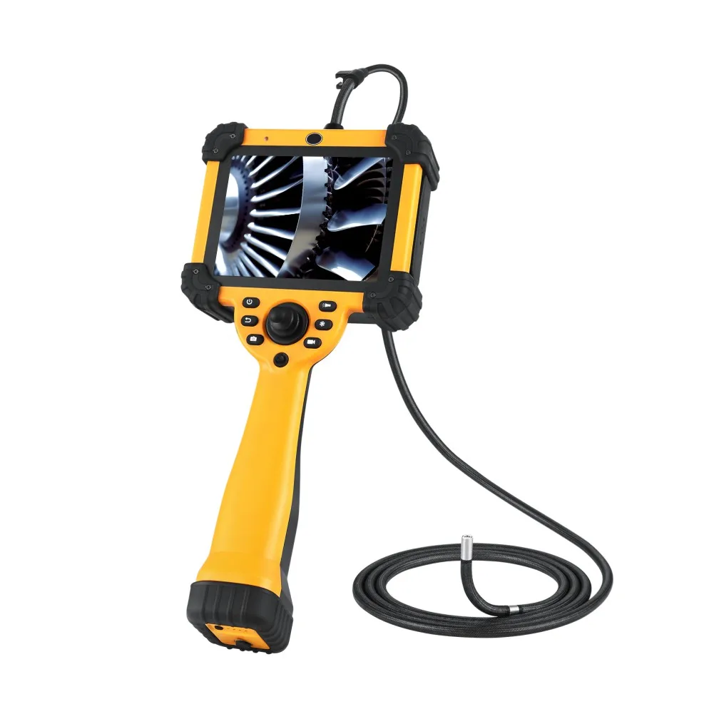 Professional Four Directions 360 Degrees Industrial Endoscope for Automotive Engine Maintenance Industrial Inspection