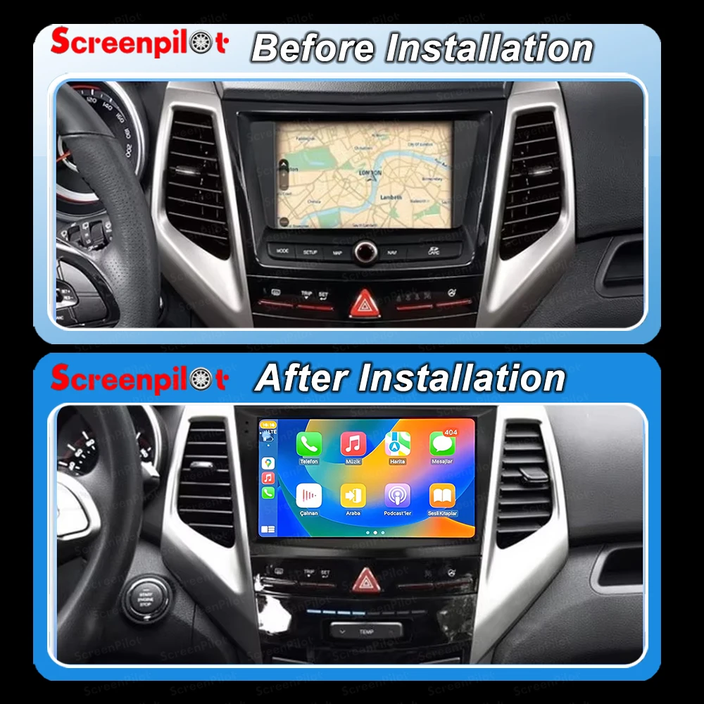 Android 16 Wireless Carplay Auto For SsangYong Tivoli 2015 - 2022 Car Radio Multimedia Carplay DSP Video 5G WIFI GPS 2K QLED BT