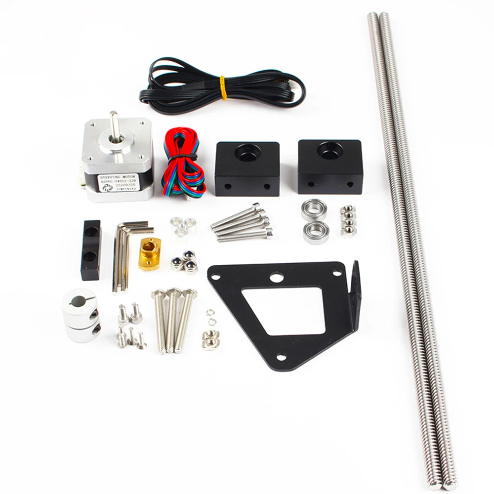 Aluminum Dual Z-axis Upgrade Kit Lead Screw Stepper Motor For Creativity Ender 3/3S/3pro 3D Printer Parts Accessories