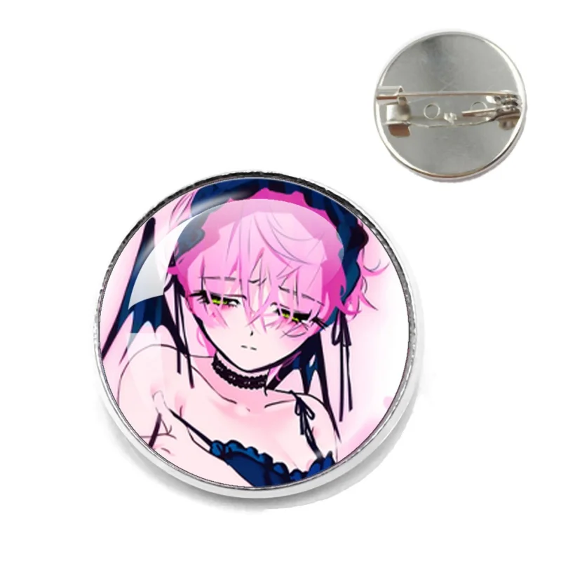 Cute Anime ALIEN STAGE Part2 Mizi Sua Luka Till Ivan 20mm/25mm Silver-plated Round Brooch Jewelry Accessories Gift