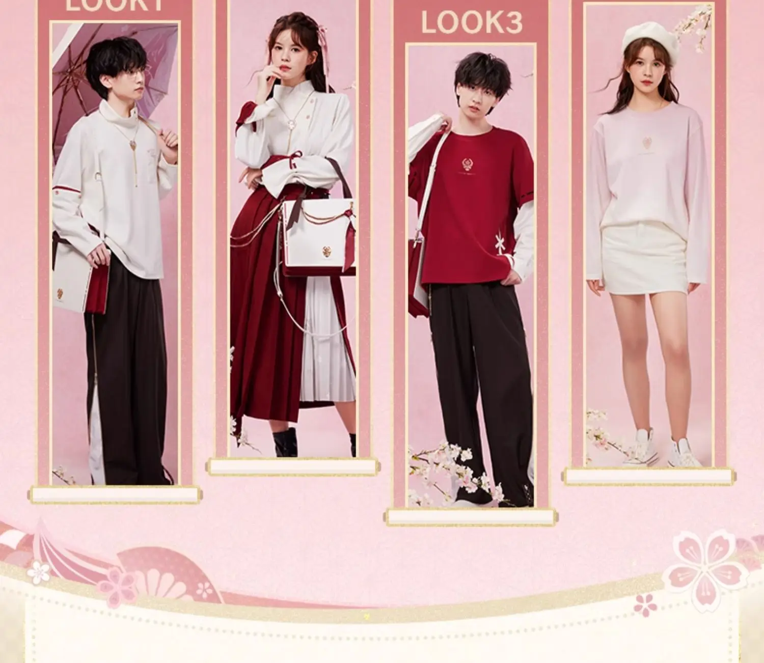 

【Official 】Yae Miko Theme Impression Serie Stand Collar Sweatshirt Patchwork Long Sleeve T-Shirt Midi Skirt Casual Pants Cosplay