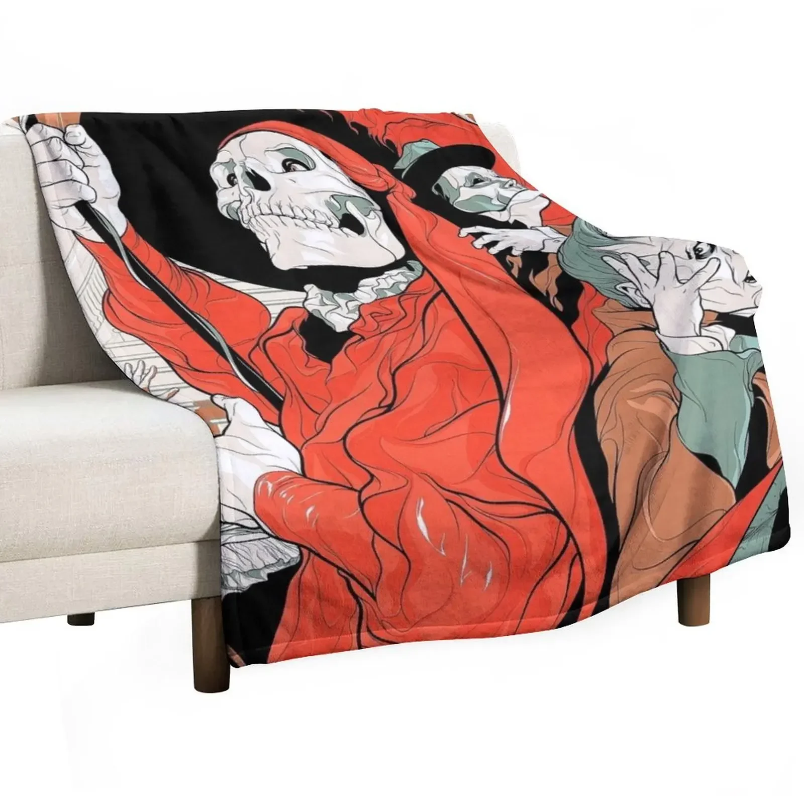 

The Phantom Of The Opera - Lon Cheney - The Nu Retro Poster Throw Blanket blankets and throws Polar For Decorative Sofa Blankets