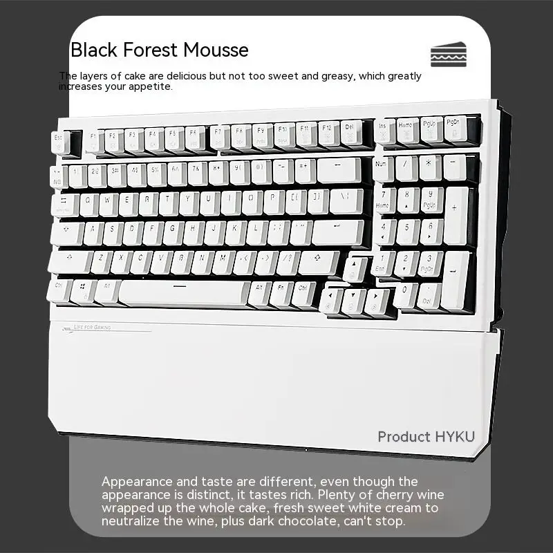 Hexgears X4 2.4G Wireless 100% Keyboard Hot Swap Yellow Red Switch RGB Backlit Russia Layout 99 Keys Gaming Keyboard Mechanical