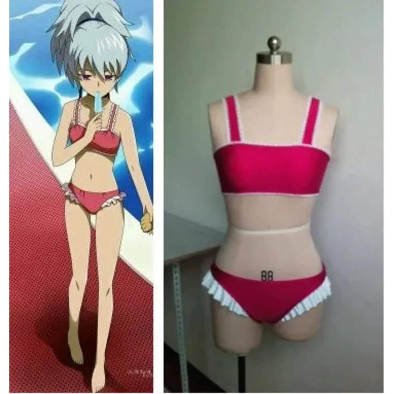 

DY20Darker than BLACK Heroine Kirsi Bikini Custom Made Red Cosplay Swimsuit25