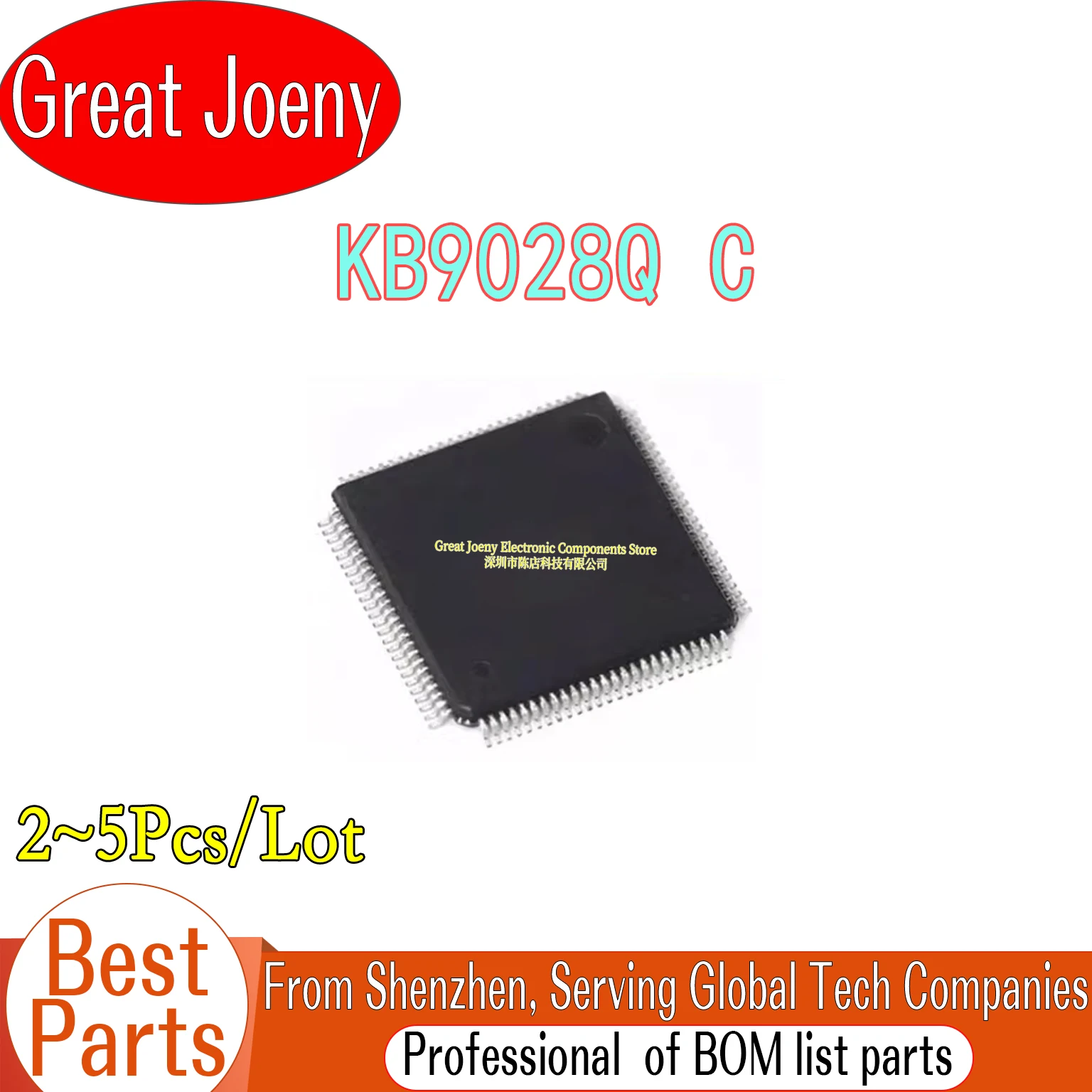 

(2-5piece) 100% New KB9028Q C KB9028QC QFP-128 Chipset