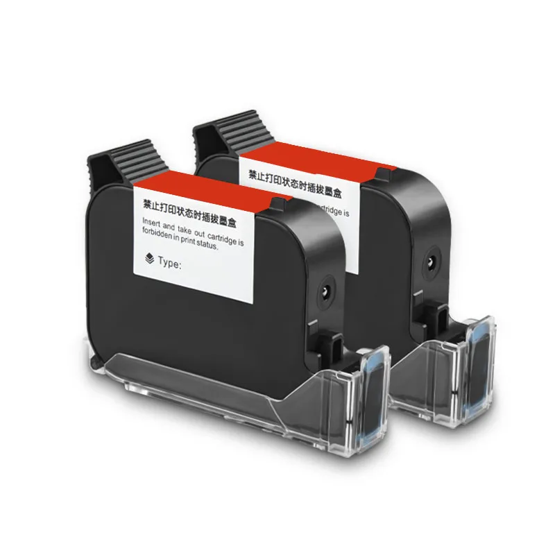 Imagem -02 - Qyg Tij Online Coding Machine Impressora a Jato de Tinta Térmica Cartucho de Tinta Solvente Impressora a Jato de Tinta Portátil 2.5 ml 42ml